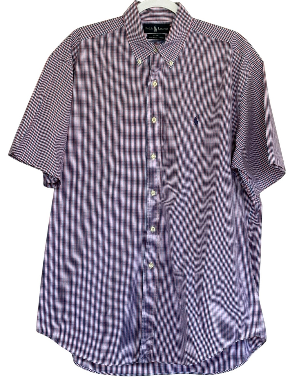 Ralph Lauren Short-Sleeve Button-Down Blake Shirt Size L